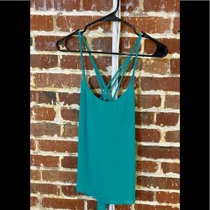 Green strap tank
